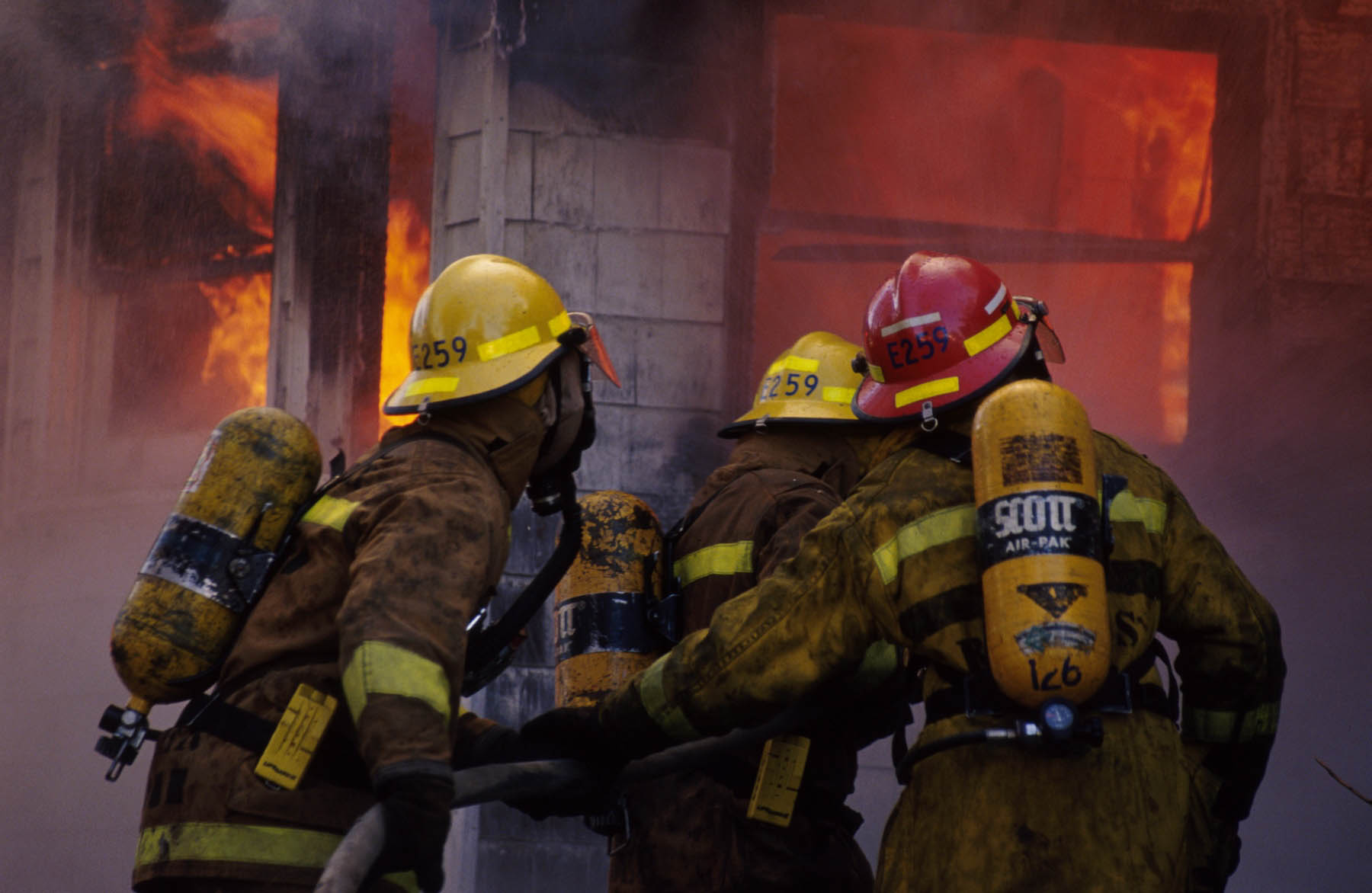 Firefighters in Action